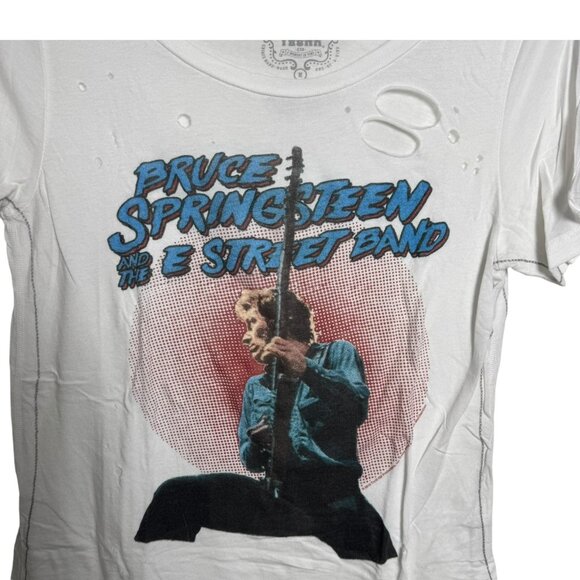 Bruce Springsteen Trunk Ltd limited edition white t-shirt womens size Medium USA - Picture 2 of 8